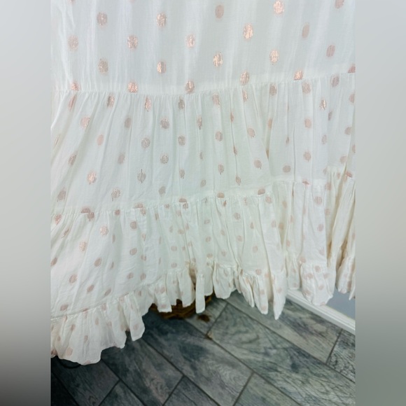 PQ Swim Water Lily Brooke Tunic Cover Up Polka Dot Dress Size M/L - Picture 6 of 11